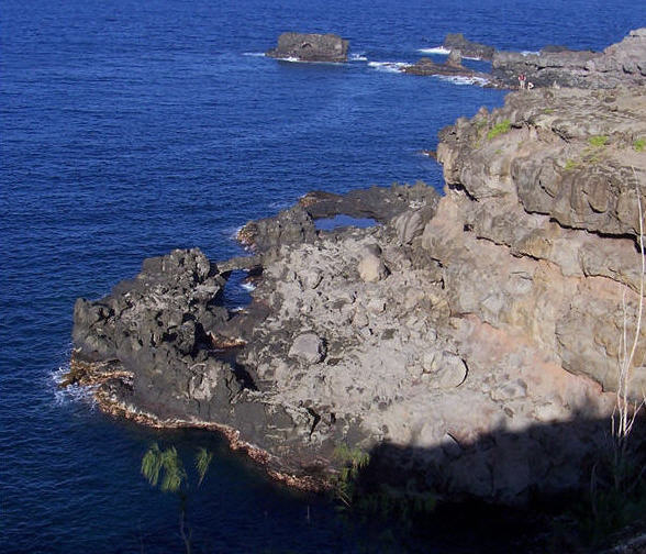 Maui Blowhole near Honolua Bay