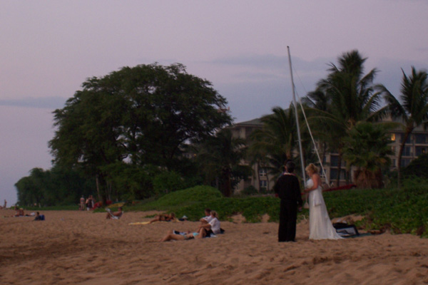 Married on  Kaanapali Beach, Maui